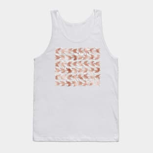 Rose gold vines on marble Tank Top